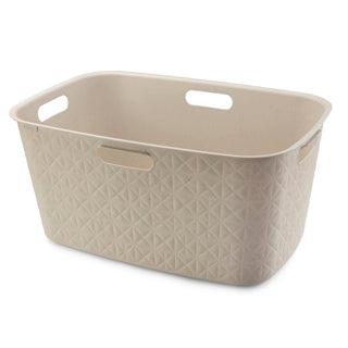 Curver softex wasmand - 45 liter - 57x37x27cm - beige
