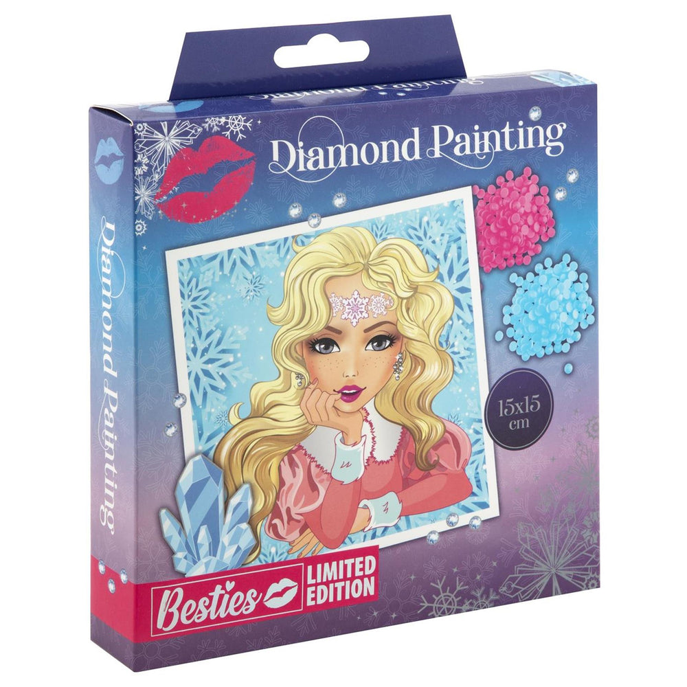Besties diamond painting fotoframe 15x15cm
