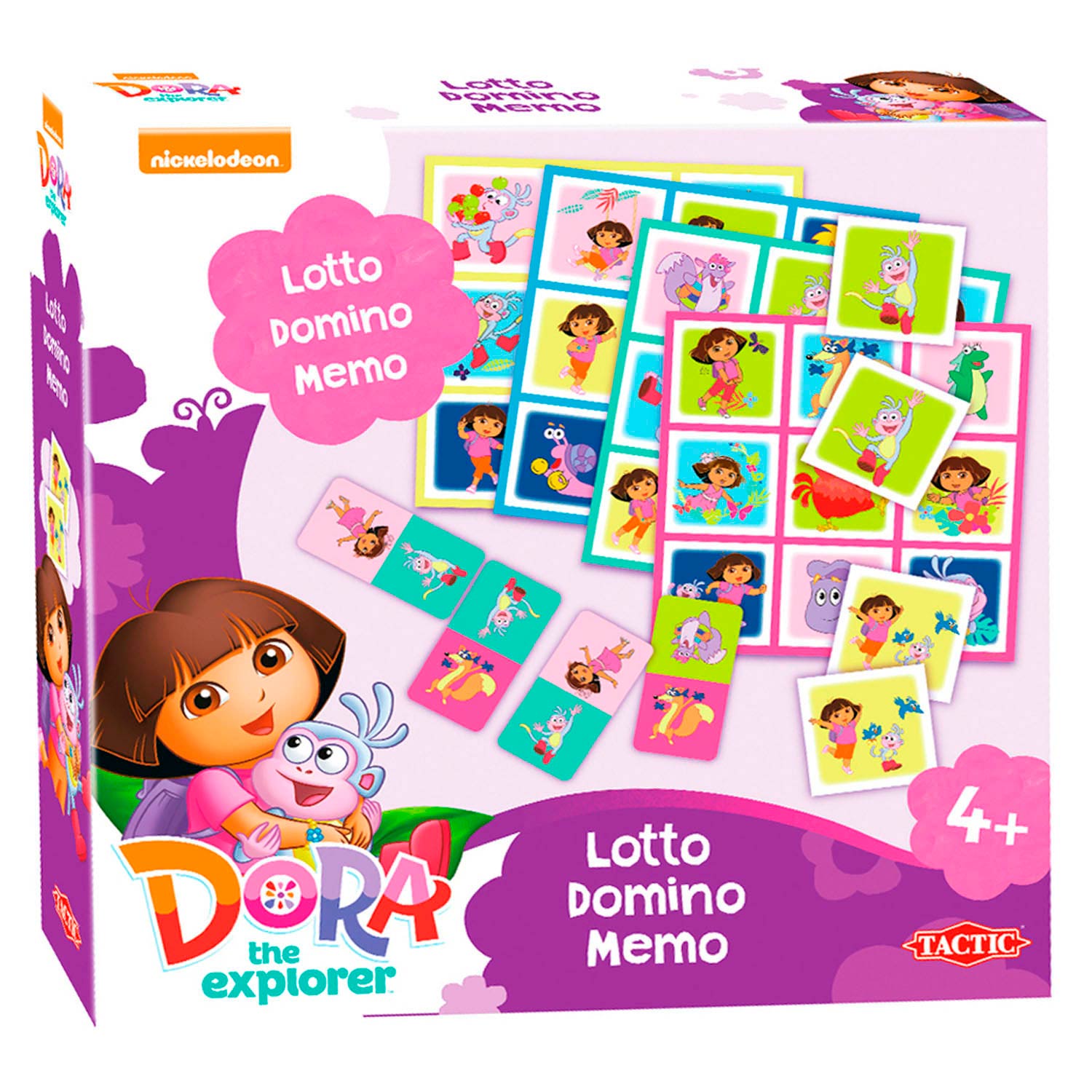 Dora Lotto, Domino, Memo - 3-in-1