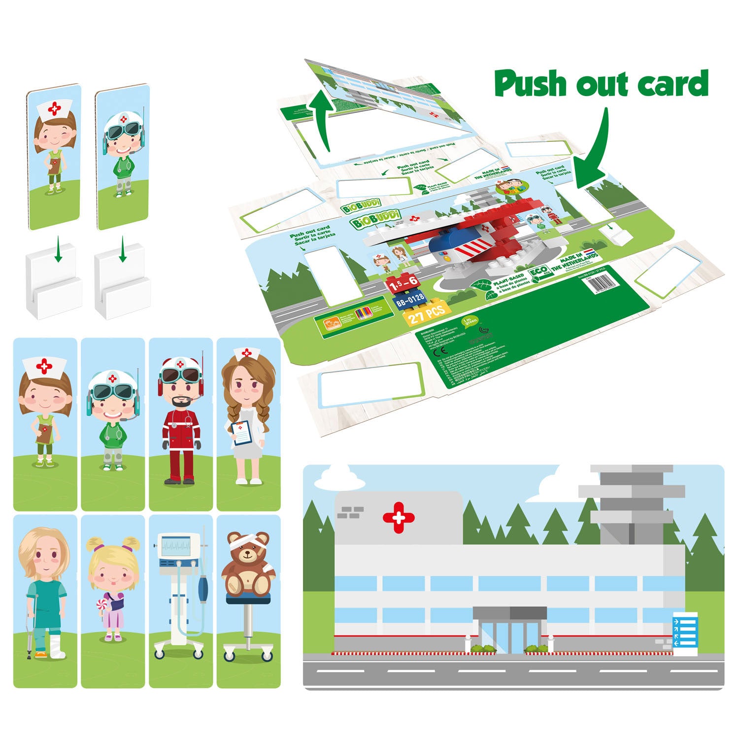 BiOBUDDi Bouwset Reddingshelikopter