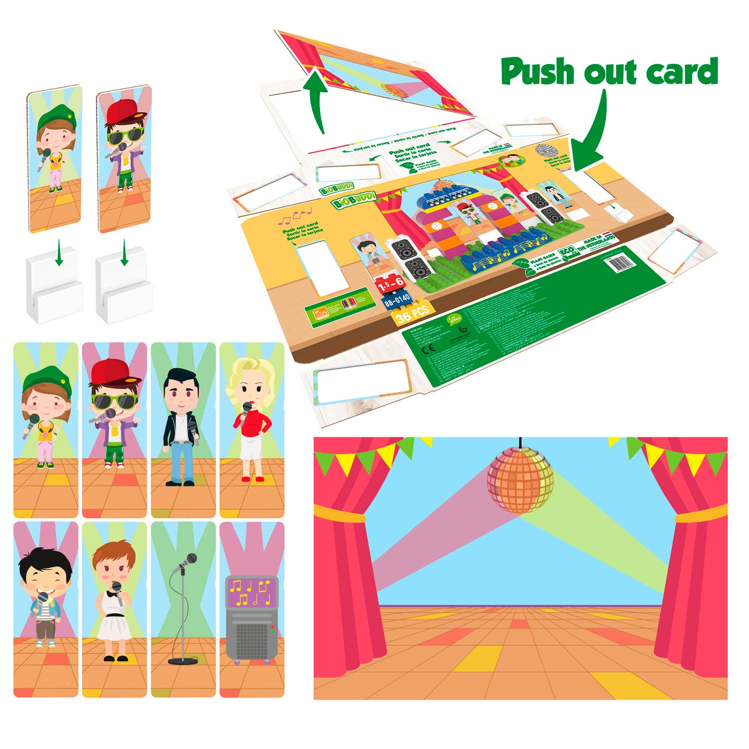 BiOBuddi Karaoke Bouwset, 36dlg.