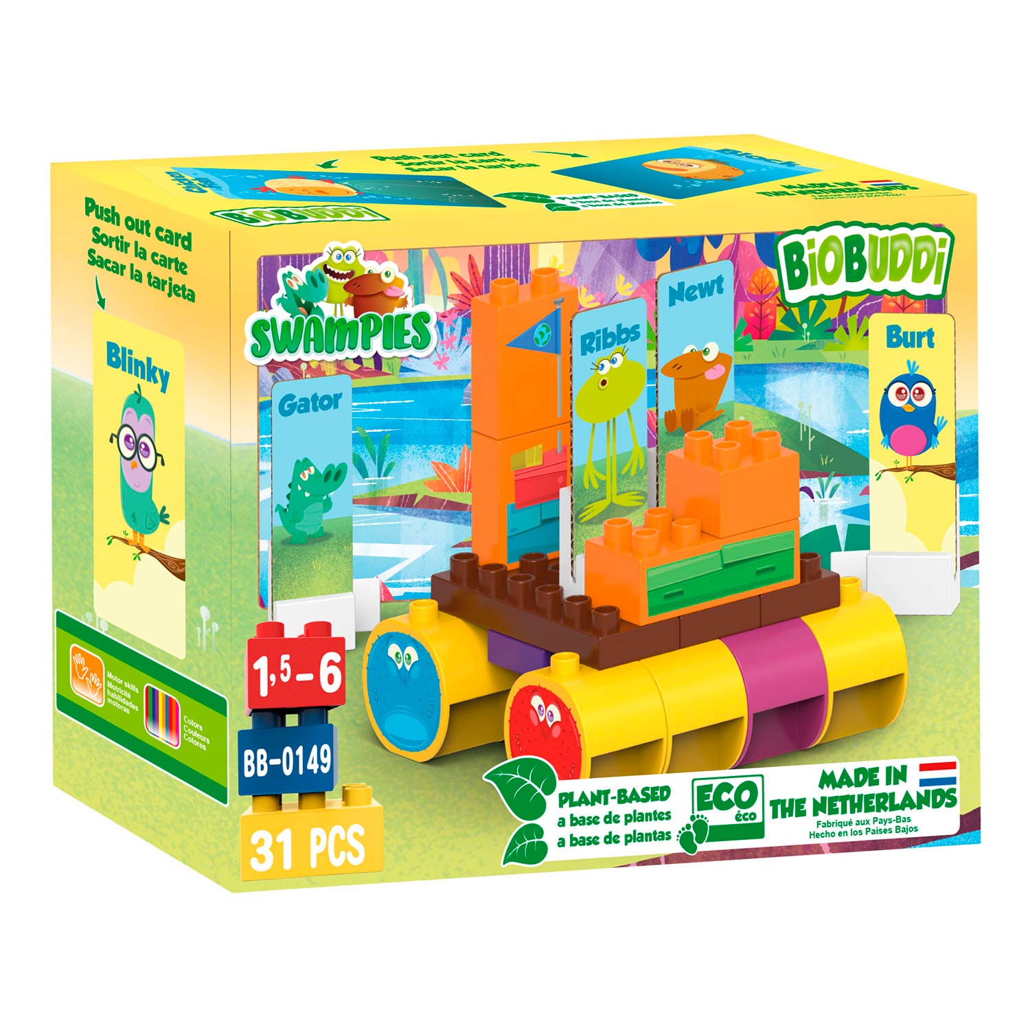 BiOBUDDi Moerassen - SwampRaft, 31dlg.