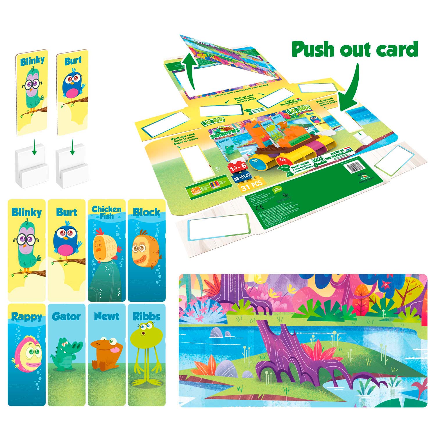 BiOBUDDi Moerassen - SwampRaft, 31dlg.