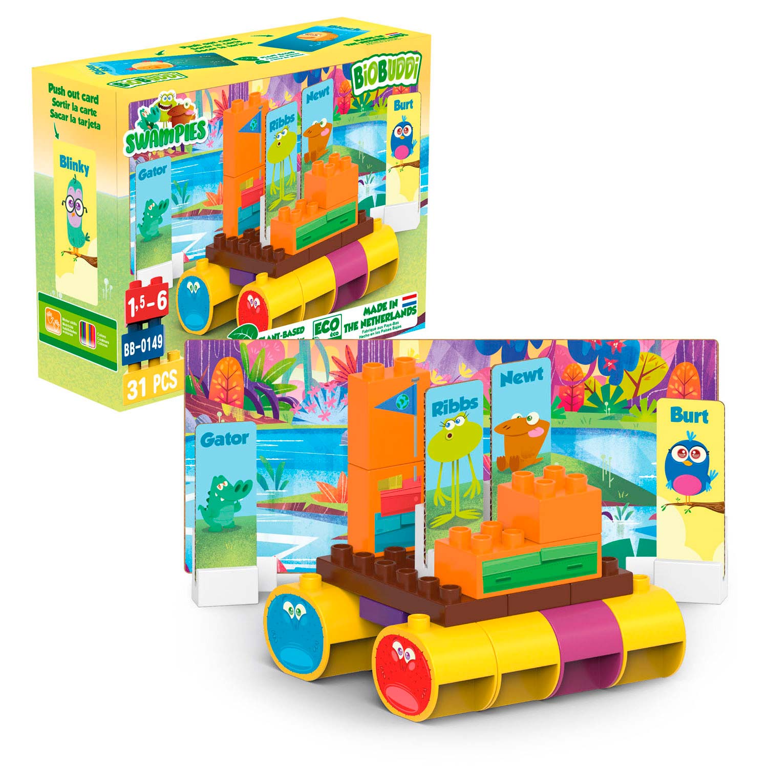 BiOBUDDi Moerassen - SwampRaft, 31dlg.