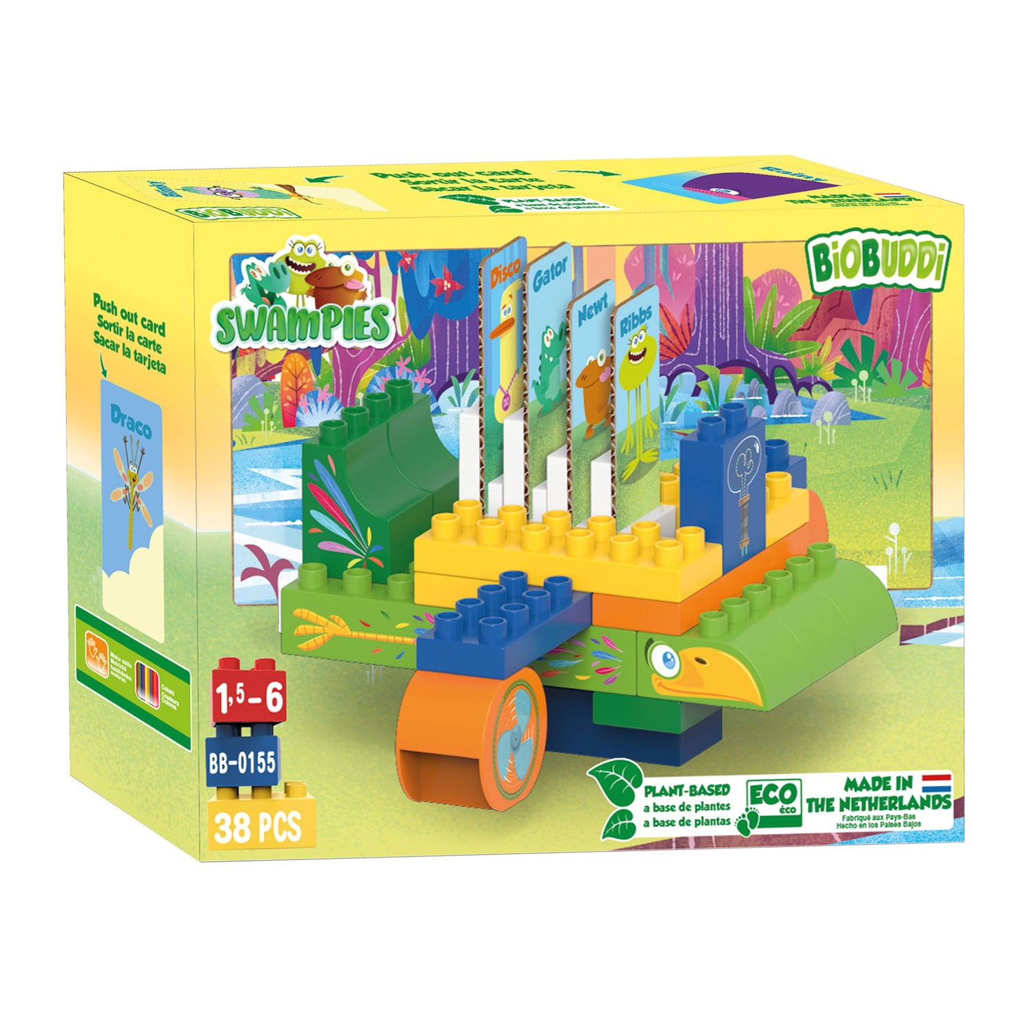 Biobuddi moerassen - moerasvliegtuig, 38dlg.