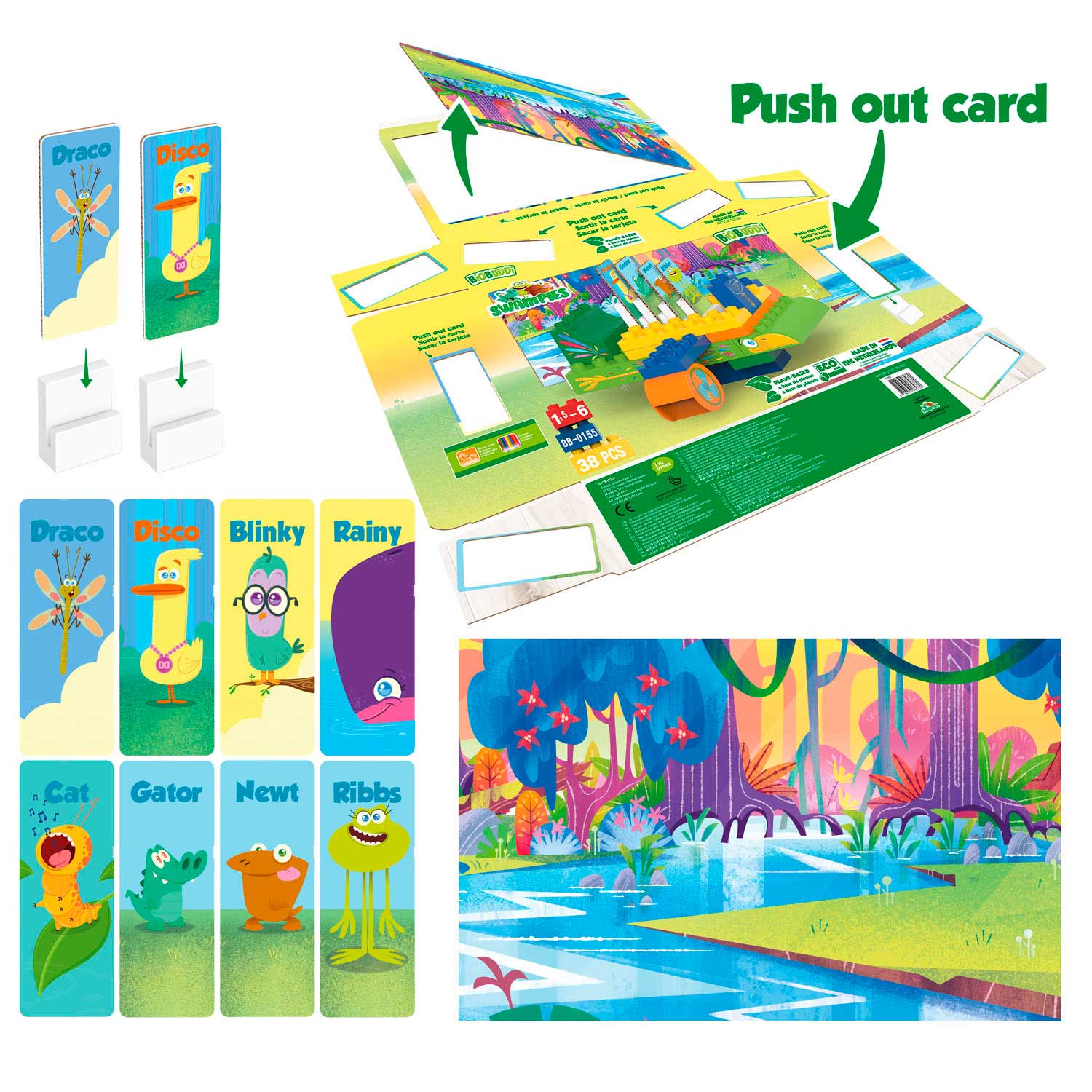 Biobuddi moerassen - moerasvliegtuig, 38dlg.