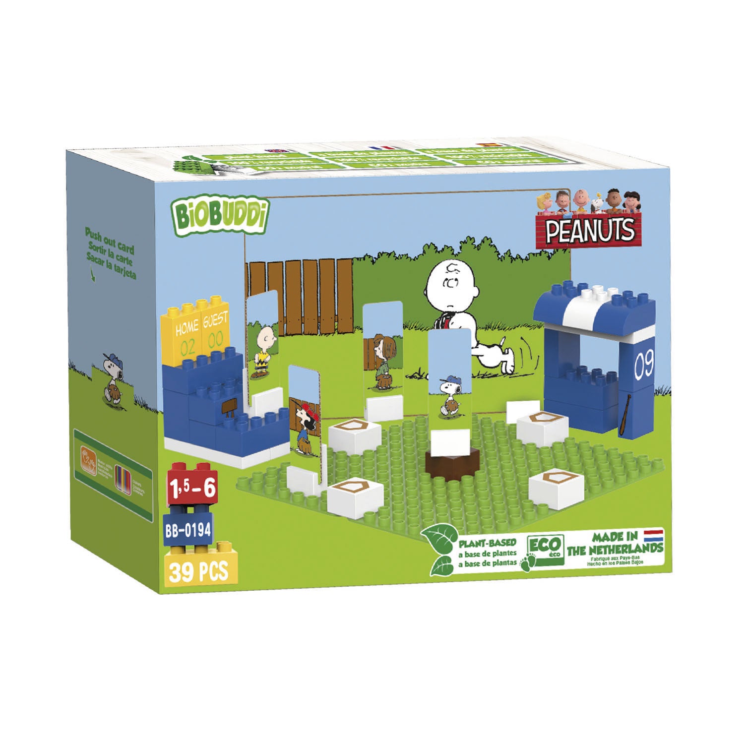 Biobuddi snoopy - honkbal - 39dlg.