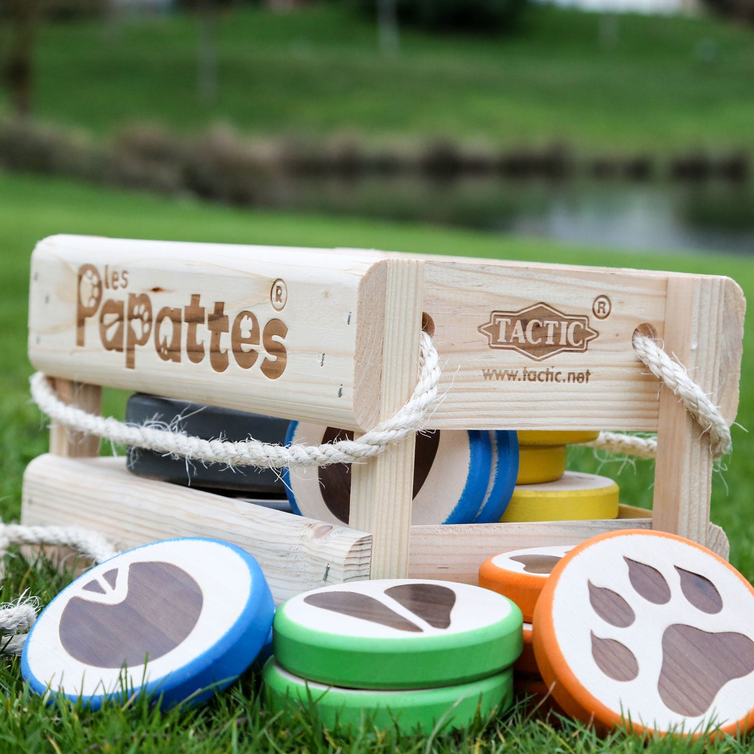 Selecta houten buitenspel les papattes