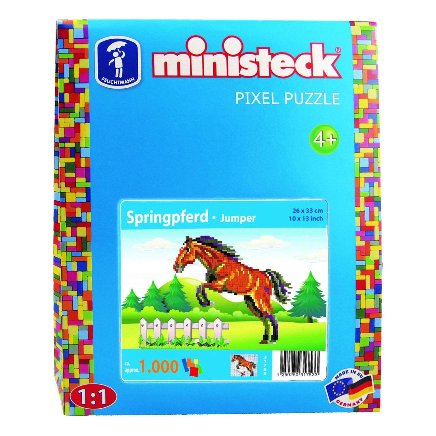 Ministeck Springpaard, 1000ste.