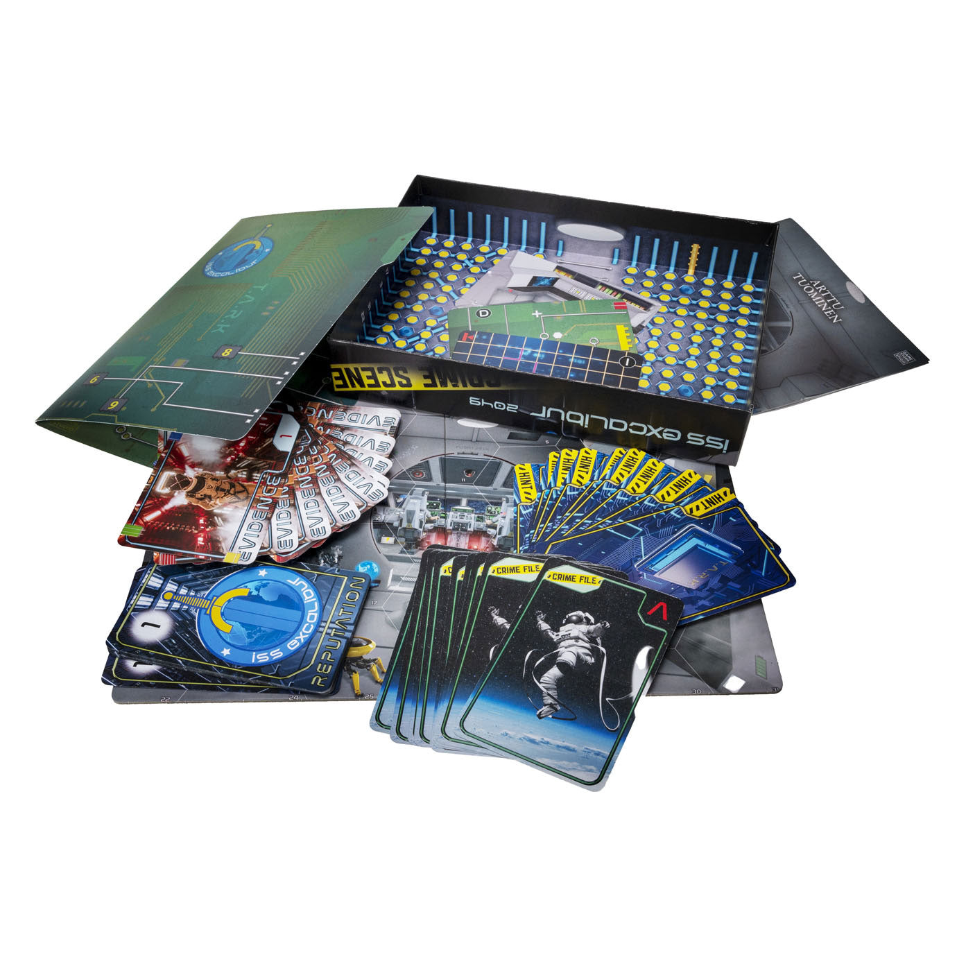 Tactische misdaadscène ISS Excalibur NL Bordspel