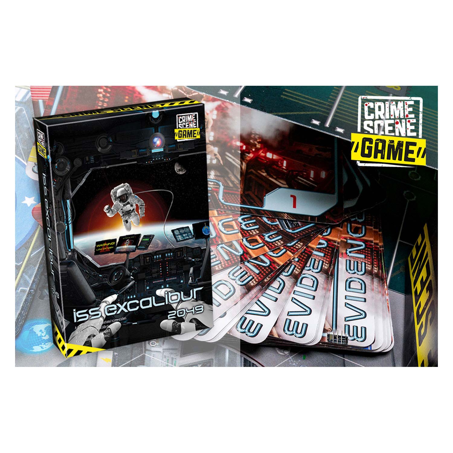Tactische misdaadscène ISS Excalibur NL Bordspel