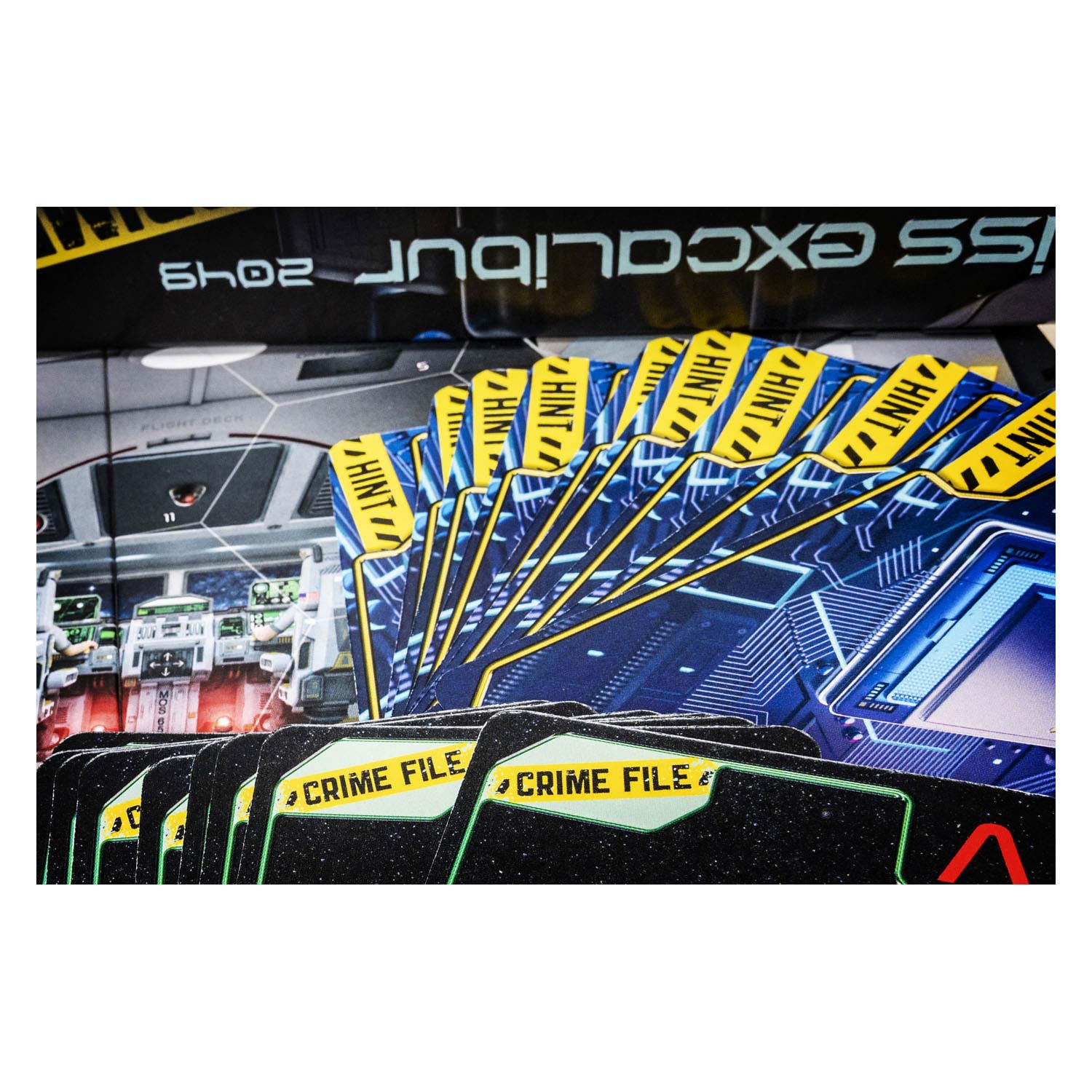 Tactische misdaadscène ISS Excalibur NL Bordspel