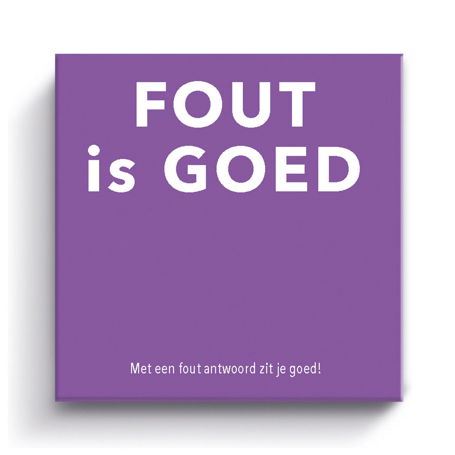 Selecta Cadeauspel: Fout is Goed Kaartspel