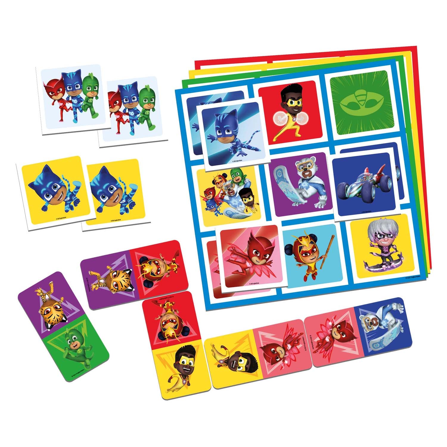 Tactic pj masks 3in1 memo lotto domino