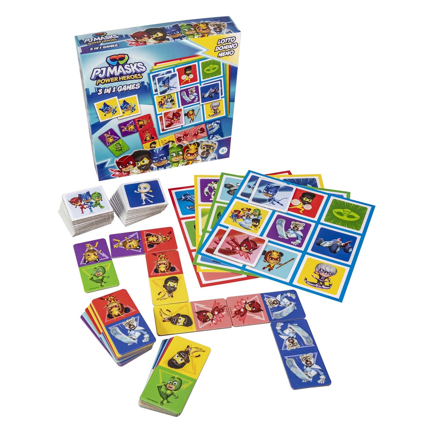 Tactic pj masks 3in1 memo lotto domino