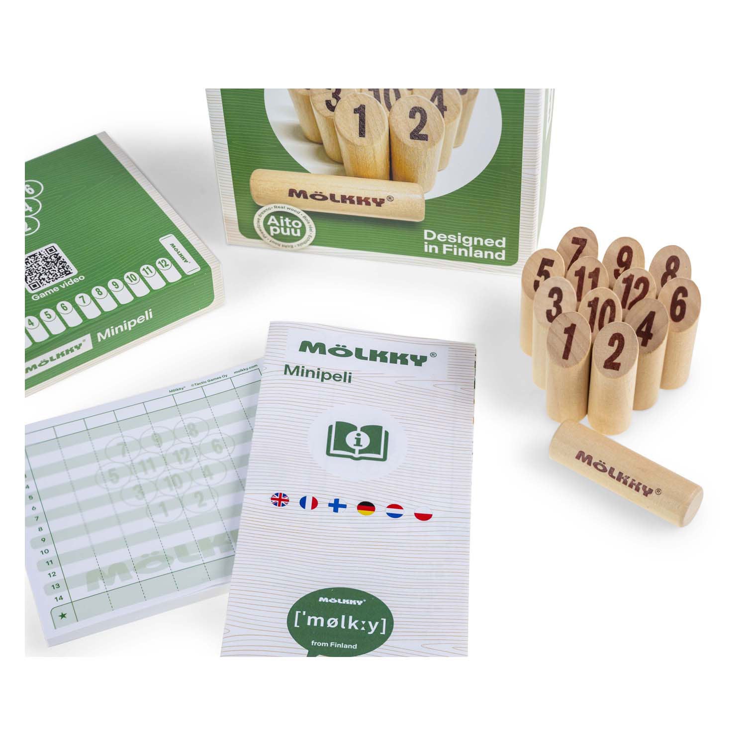 Tactic molkky mini spel werpspel