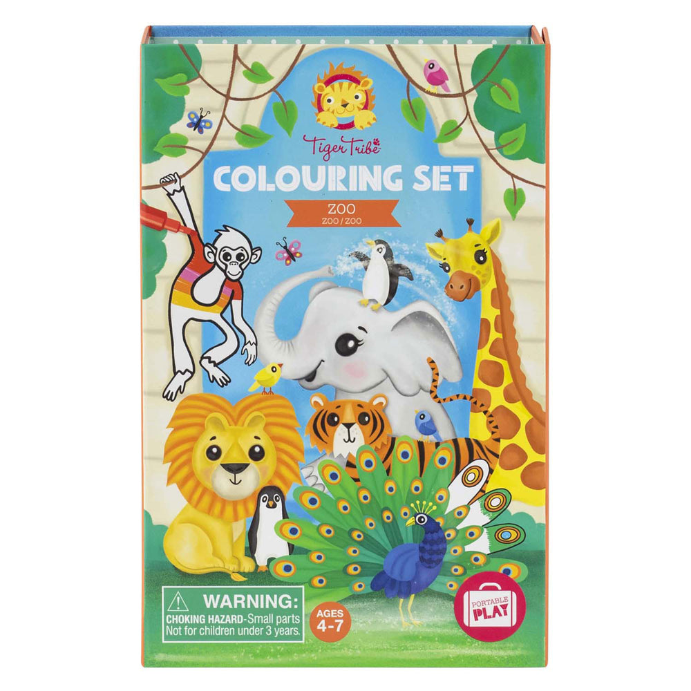 Selecteer een kleurset - dierentuin