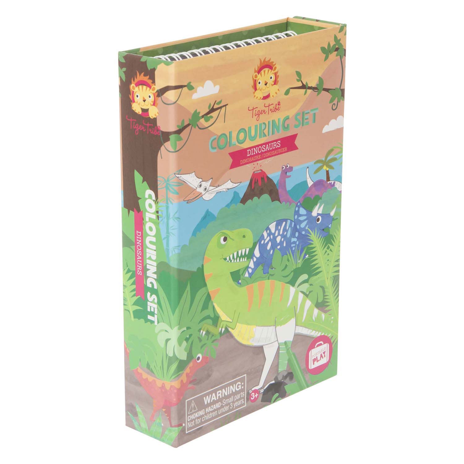 Selecteer kleurset - dinosaurus