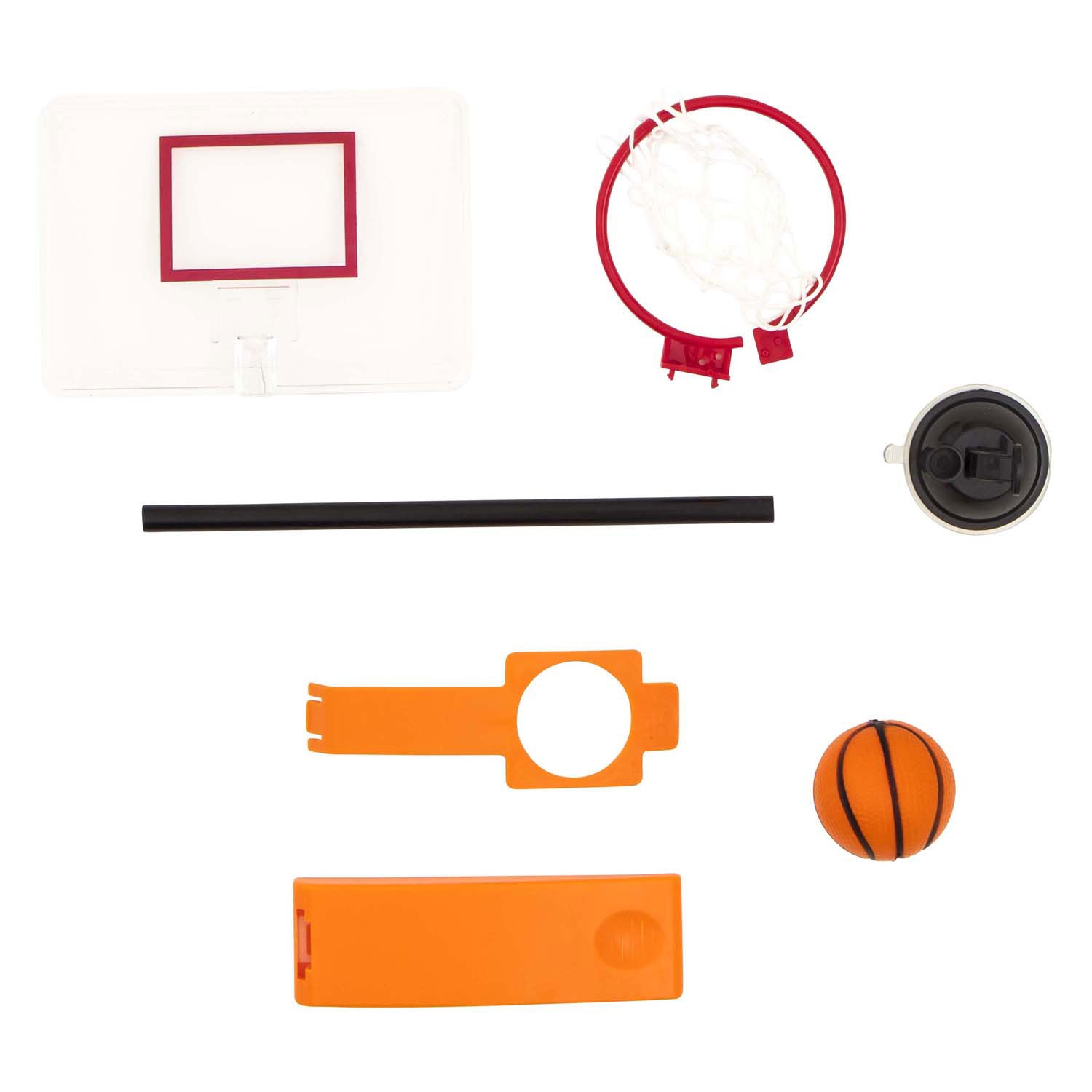 Selecta basketbalspel - schieten met hoepels