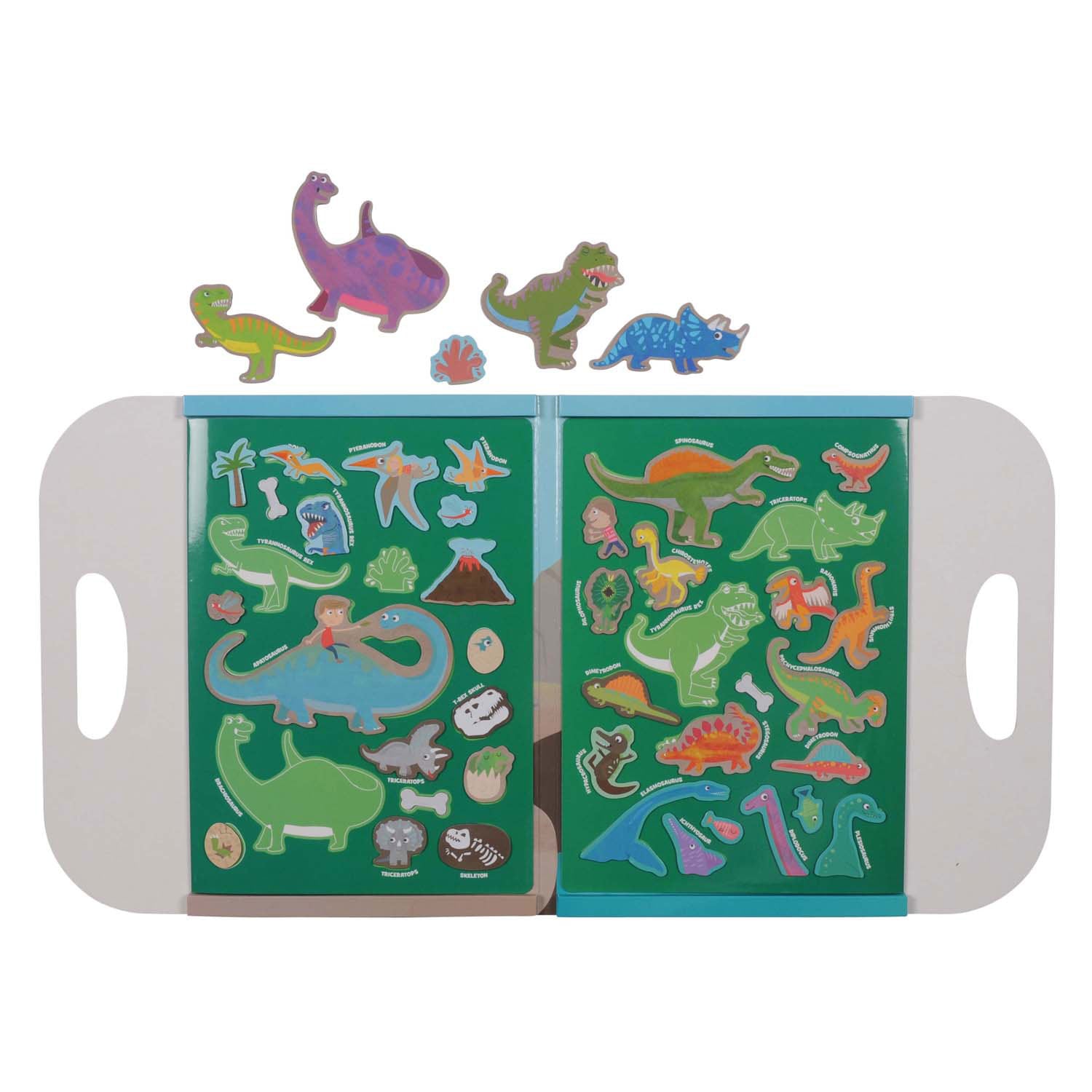 Tiger tribe magna carry - dinosaurus magneetboek