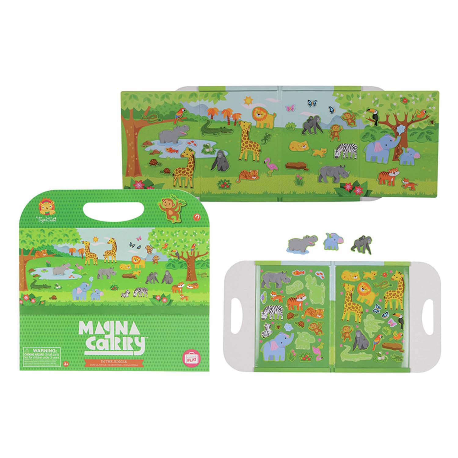 Tiger tribe magneetboek - in the jungle
