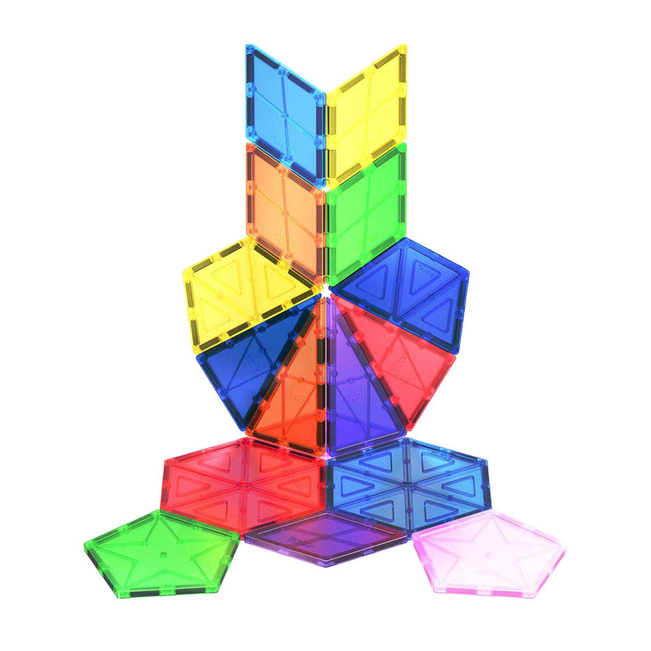 Selecta picassotiles geometry - magnetische bouwtegels, 16dlg.