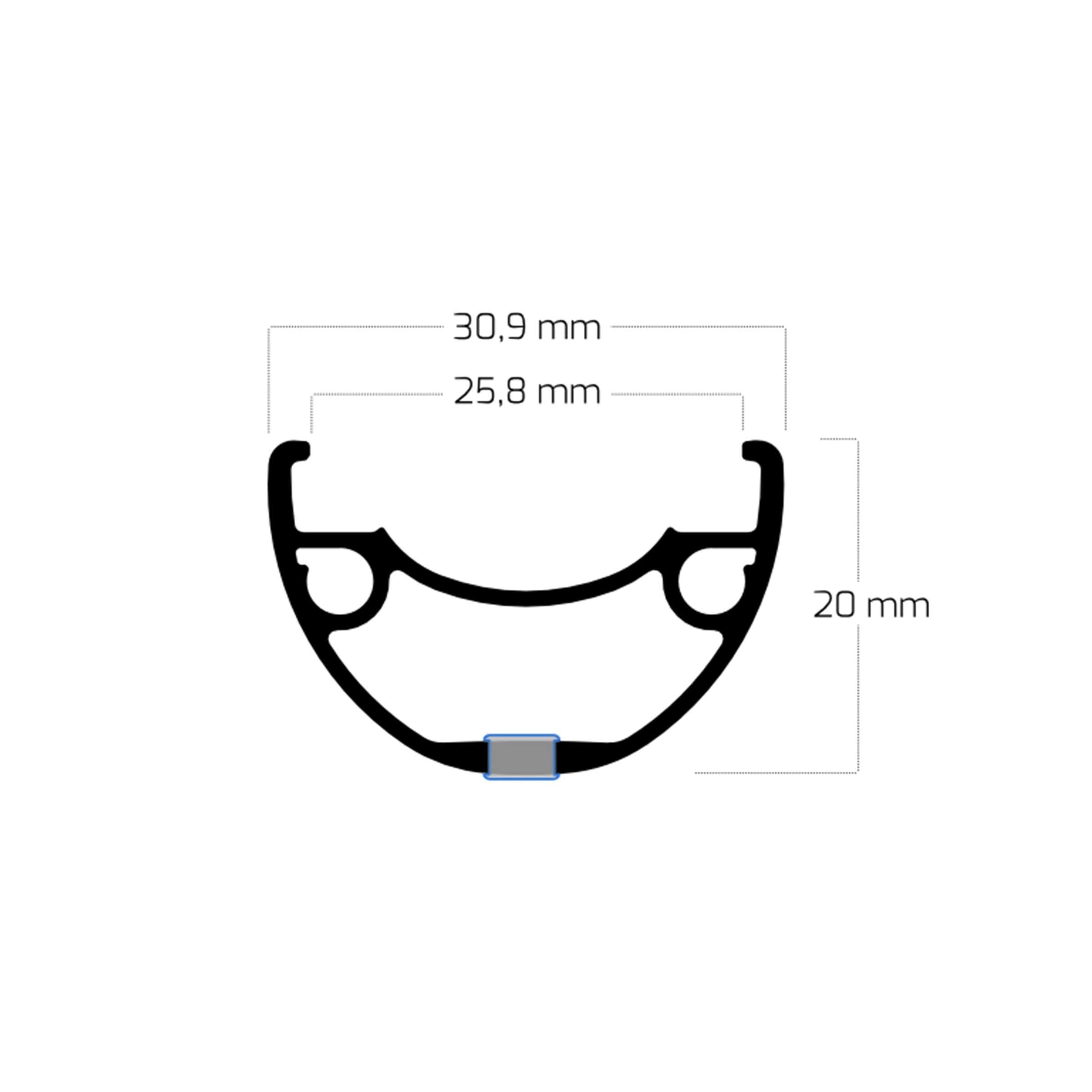 Roland achterwiel 28 ryde rival26 fhqc400
