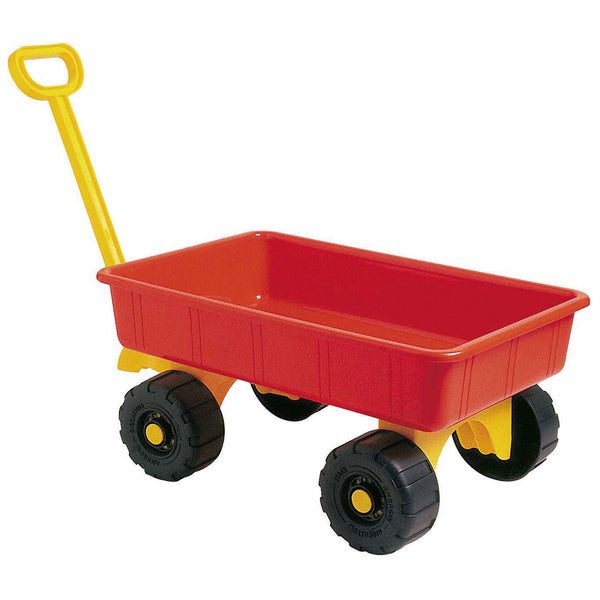 Androni red wagon with pull handle