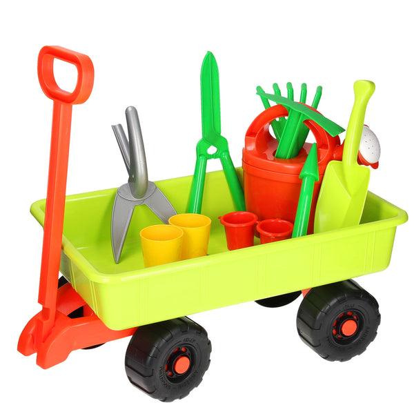 Androni Beach Wagon with garden tools, 12-piece.