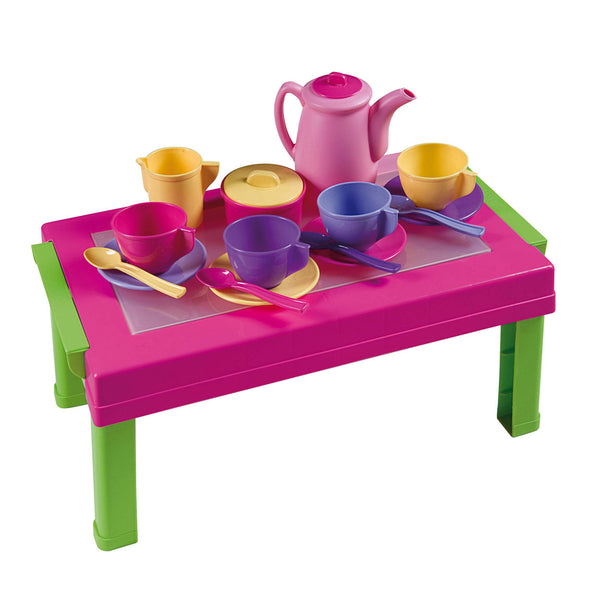 Androni speeltafel met servies