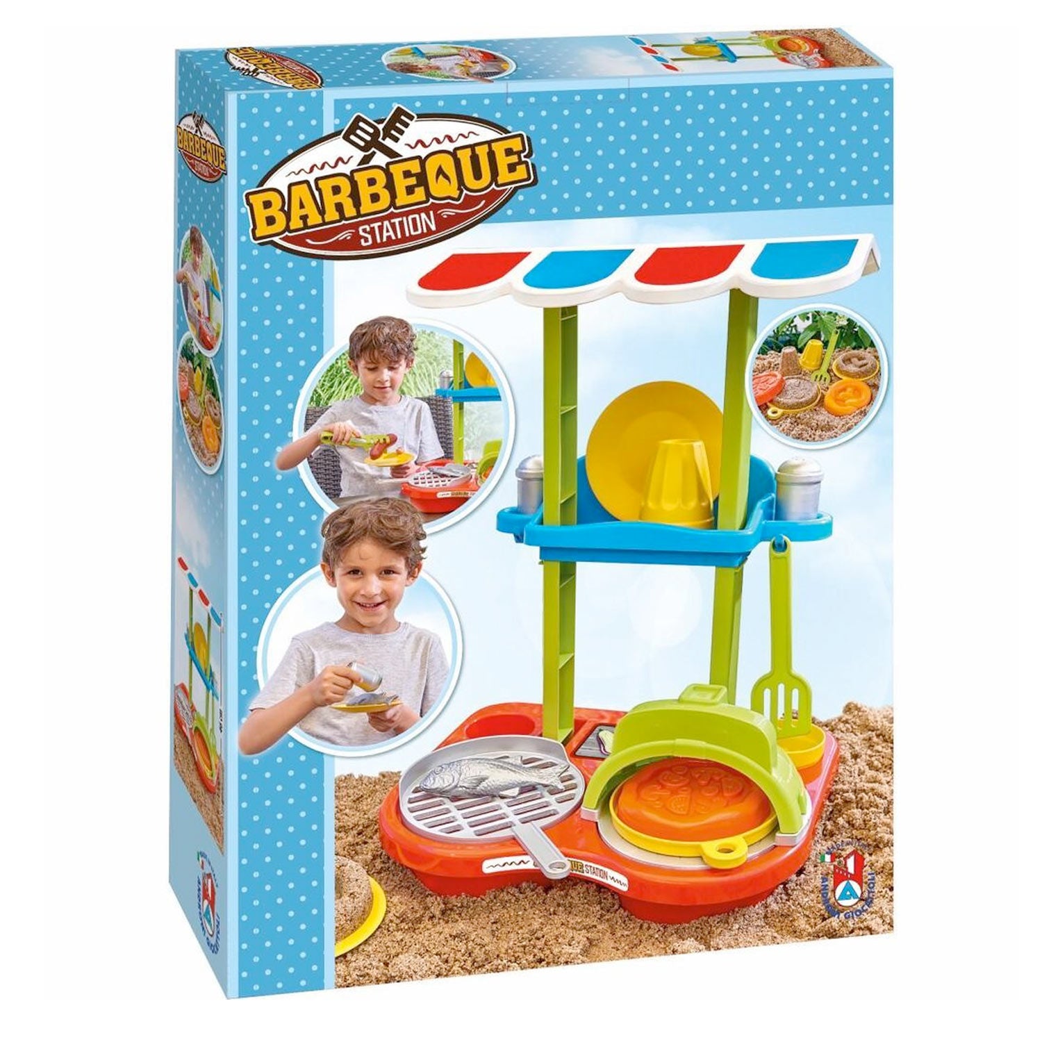 Androni zandbak barbecuestation