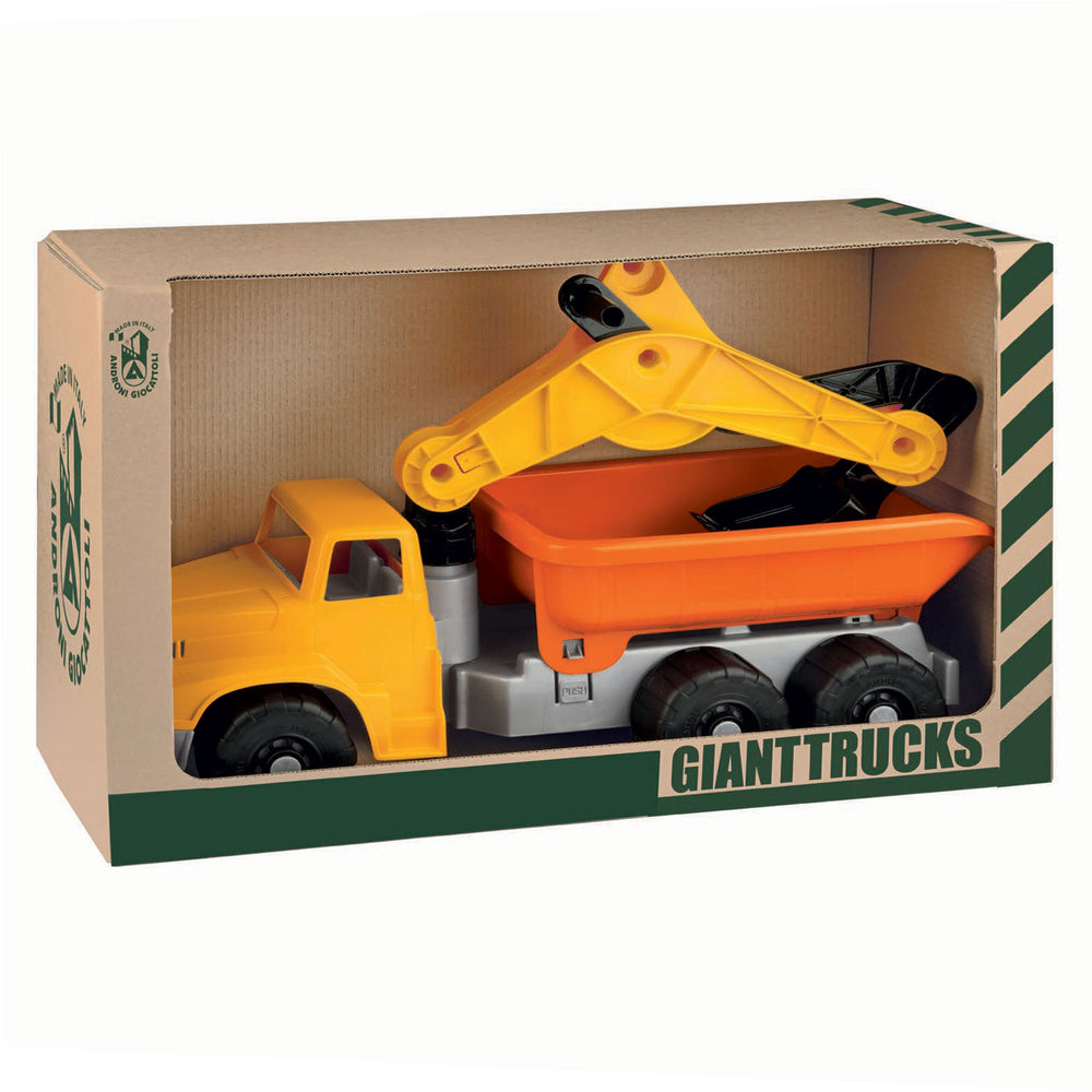 Androni mega kiepvrachtwagen met grijper, 75cm