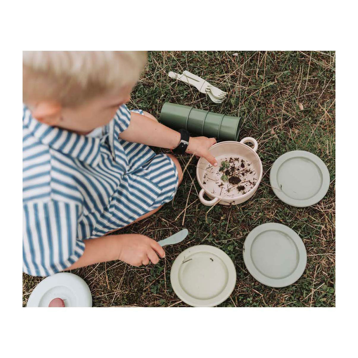 Dantoy speelgoed servies green bean