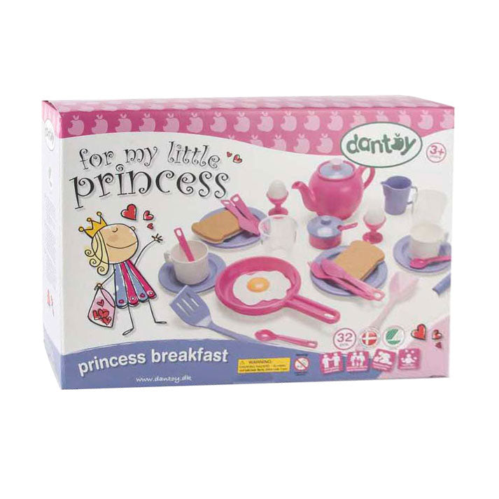 Clics dantoy prinsessen serviesset, 32dlg.