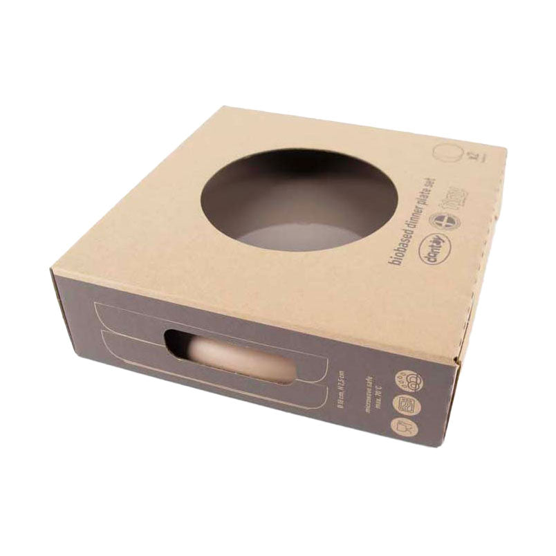 Dantoy bordenset olijfgroen mokka, 2dlg.