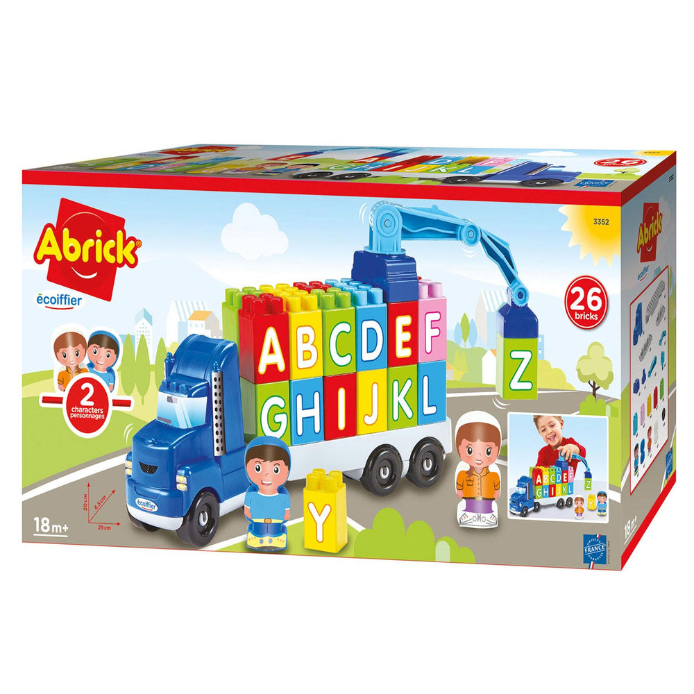 Abrick Truck with Crane and Letters