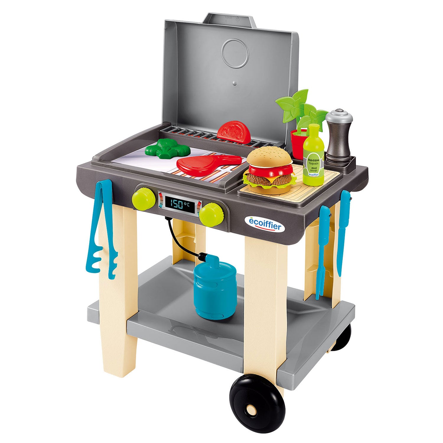 Ecoiffier barbecue met accessoires