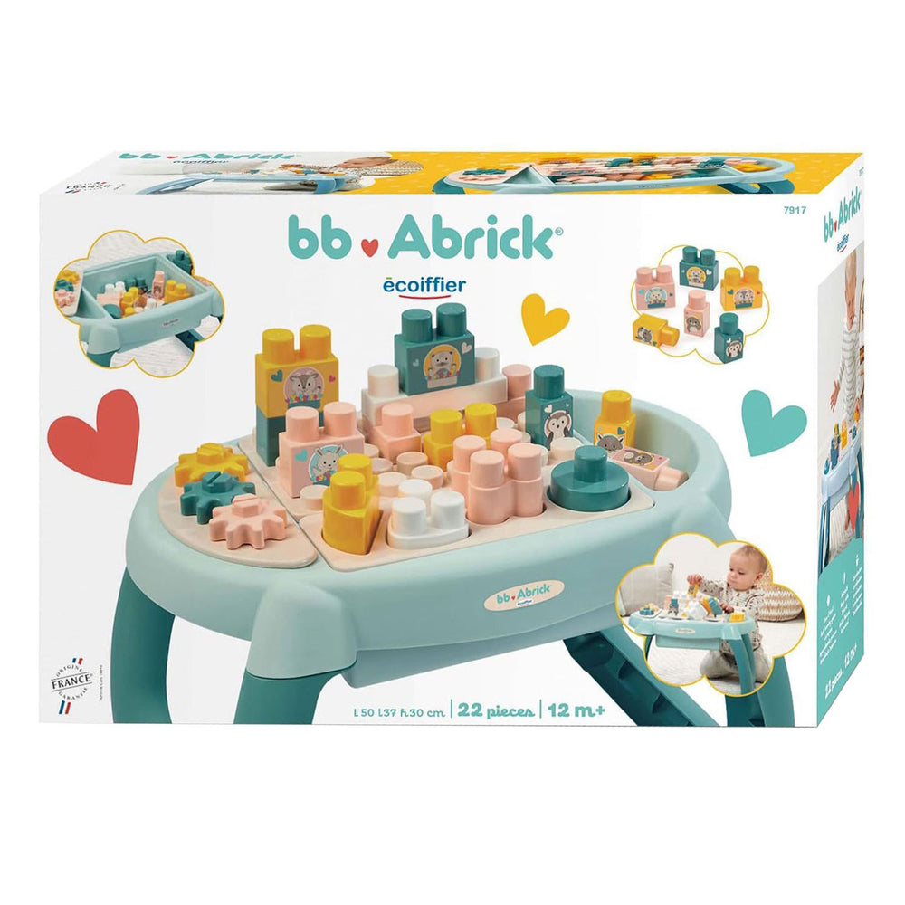 Abrick Ecoiffier BB First Activity Table with Blocks