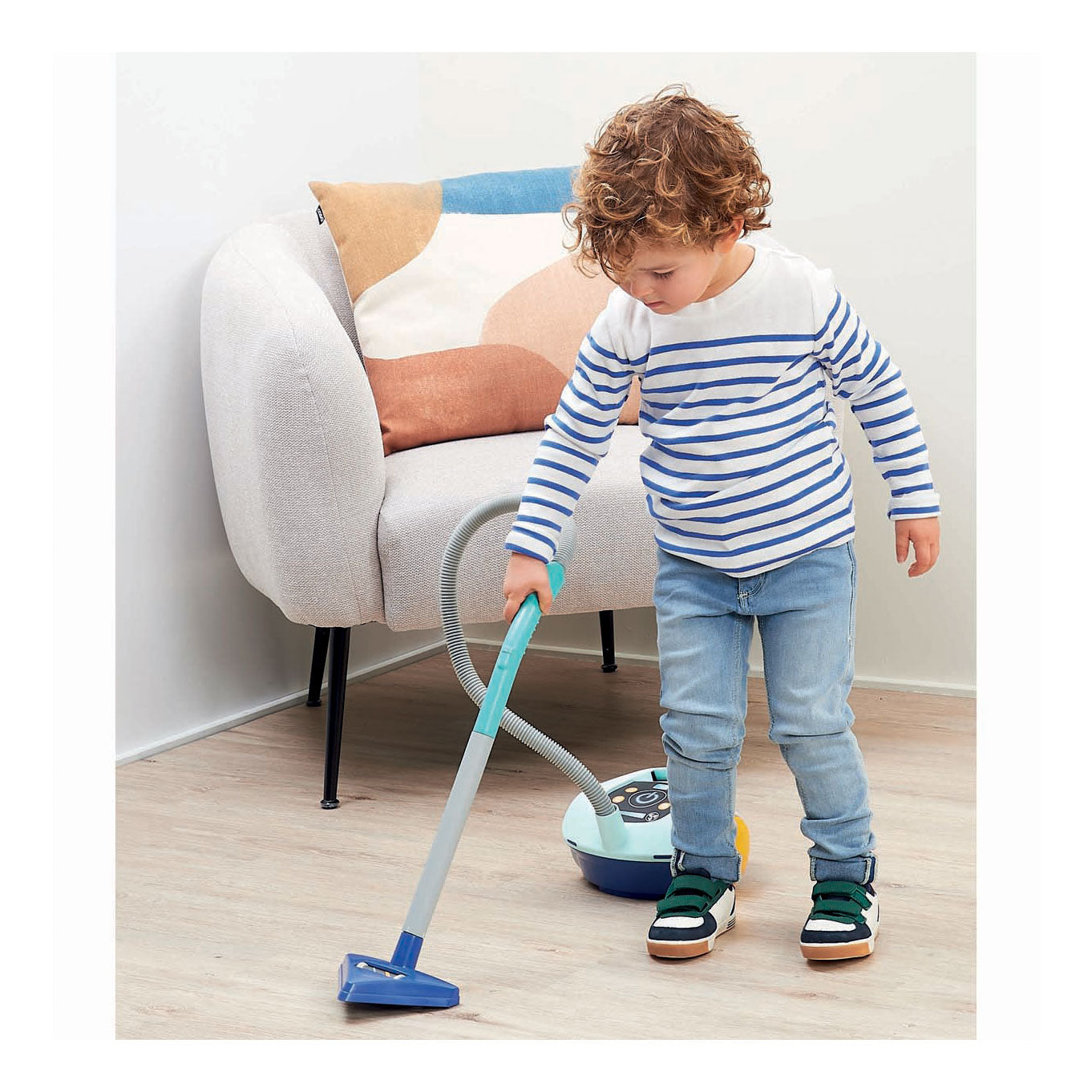 Ecoiffier speelgoedstofzuiger blauw