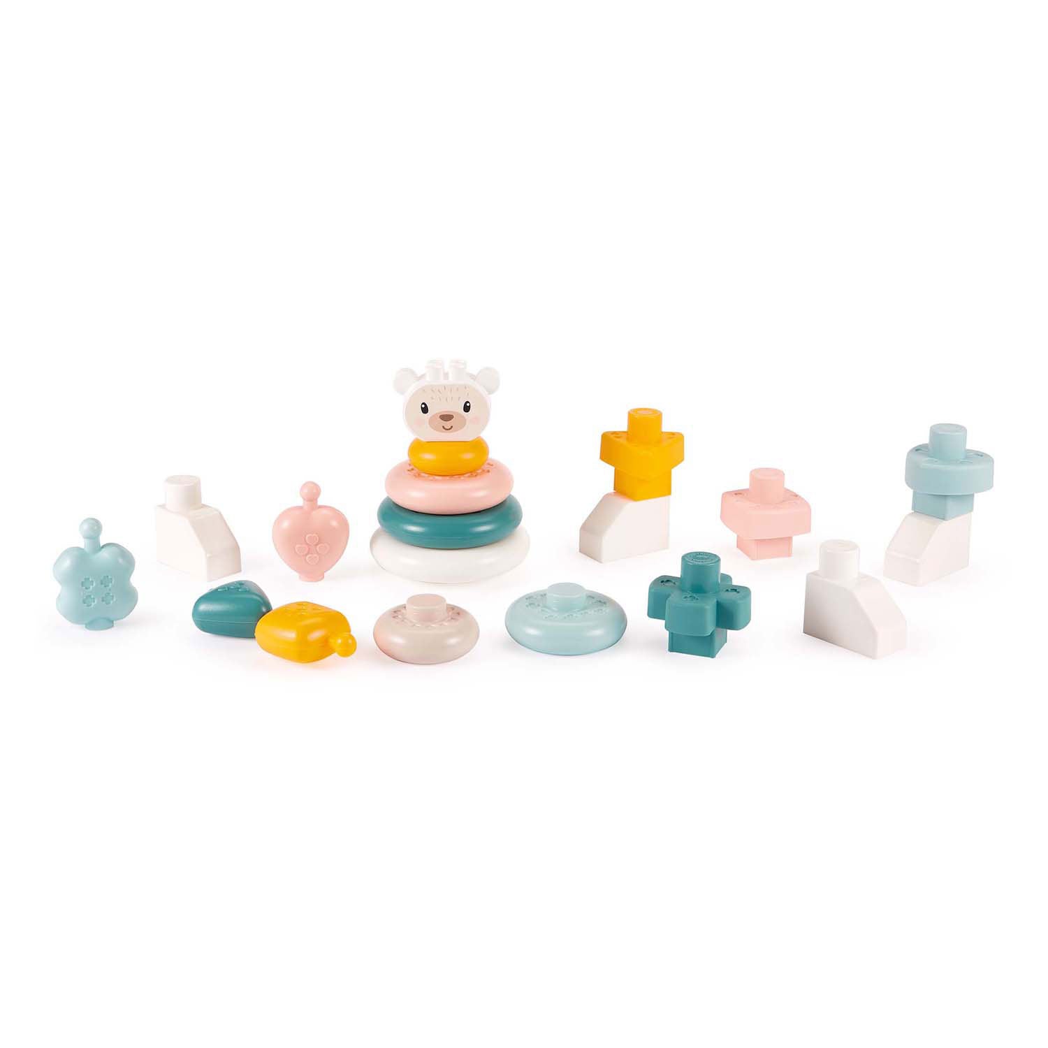 Ecoiffier abrick baby mijn eerste activiteitentafel, 21dlg.