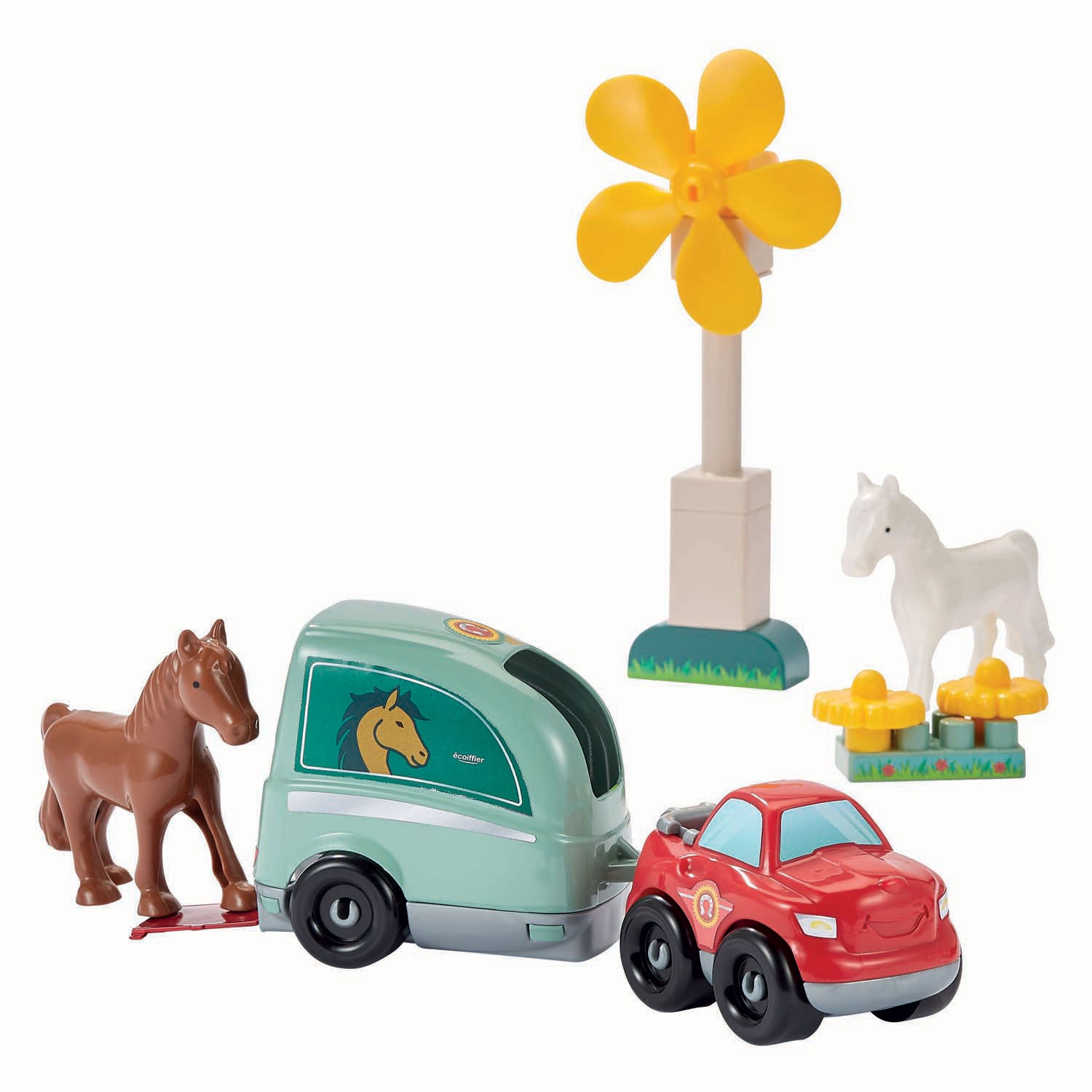 Ecoiffier abrick paardenrenbaan - 60dlg.