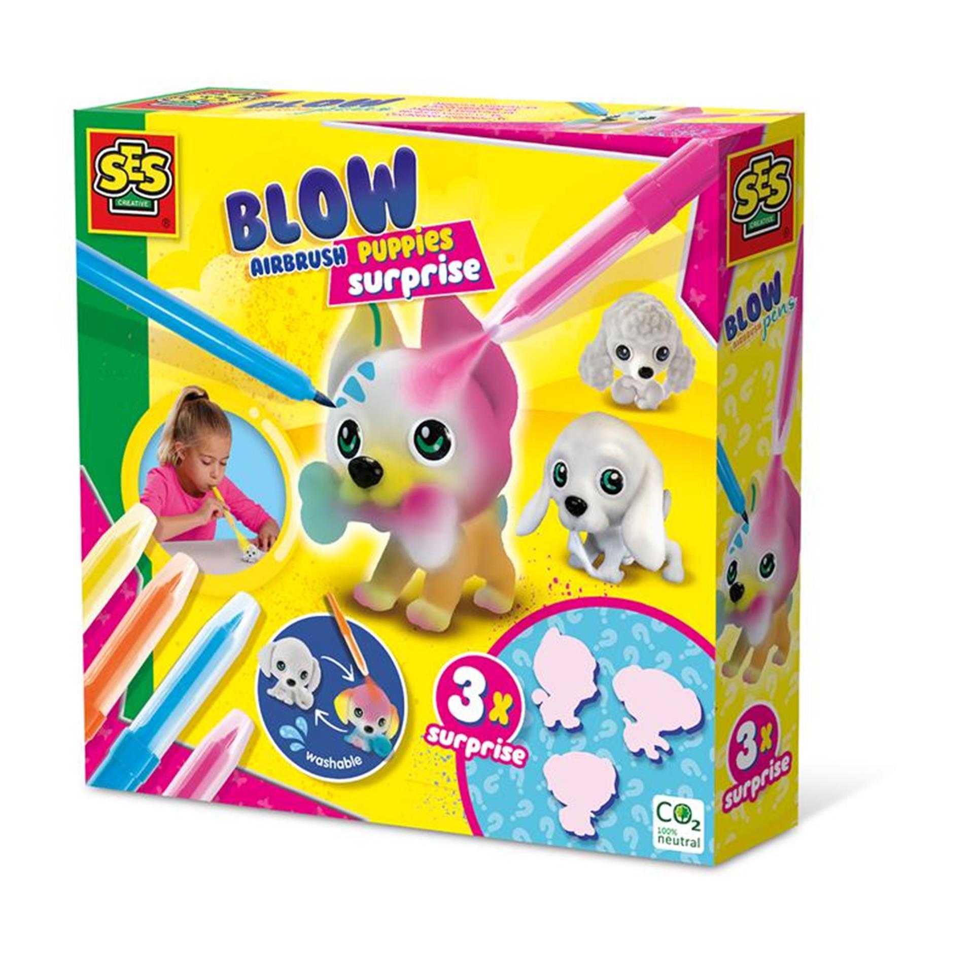 Ses blow airbrush pens puppy's surprise