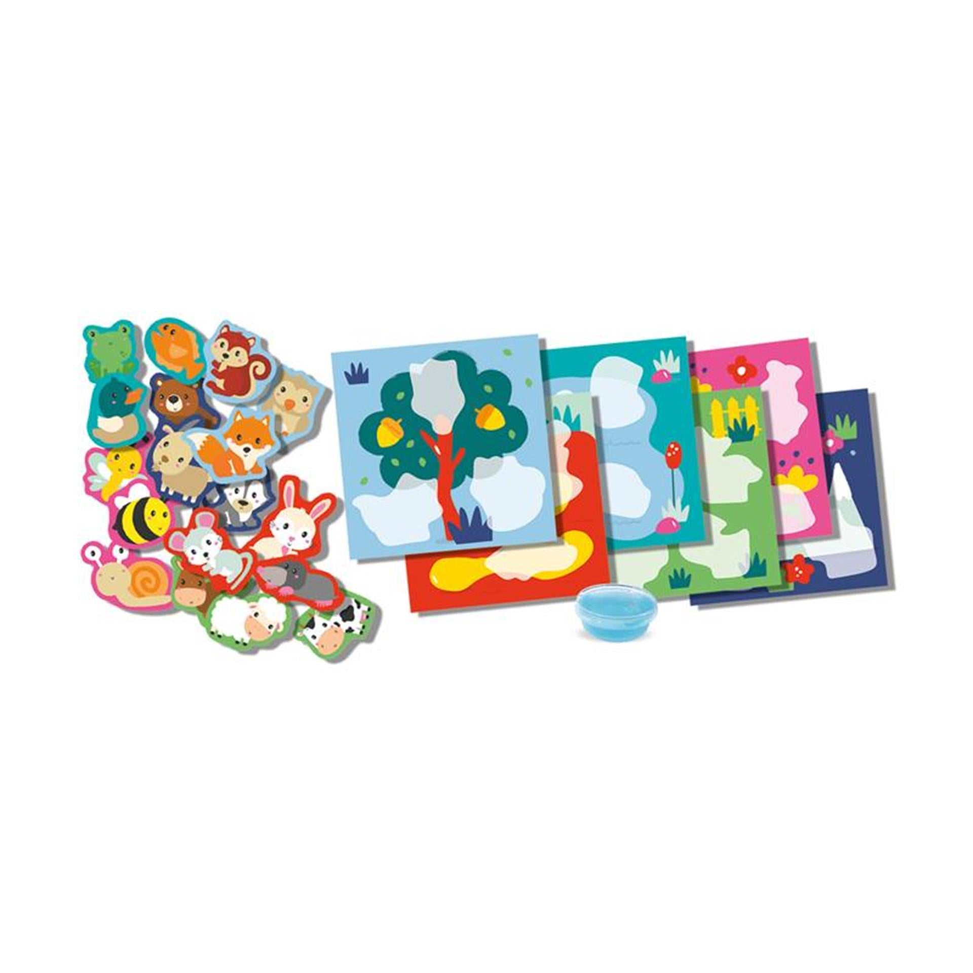 SES Mijn Eerste Mijn Eerste - Waar Woon Ik? Dieren Plakken