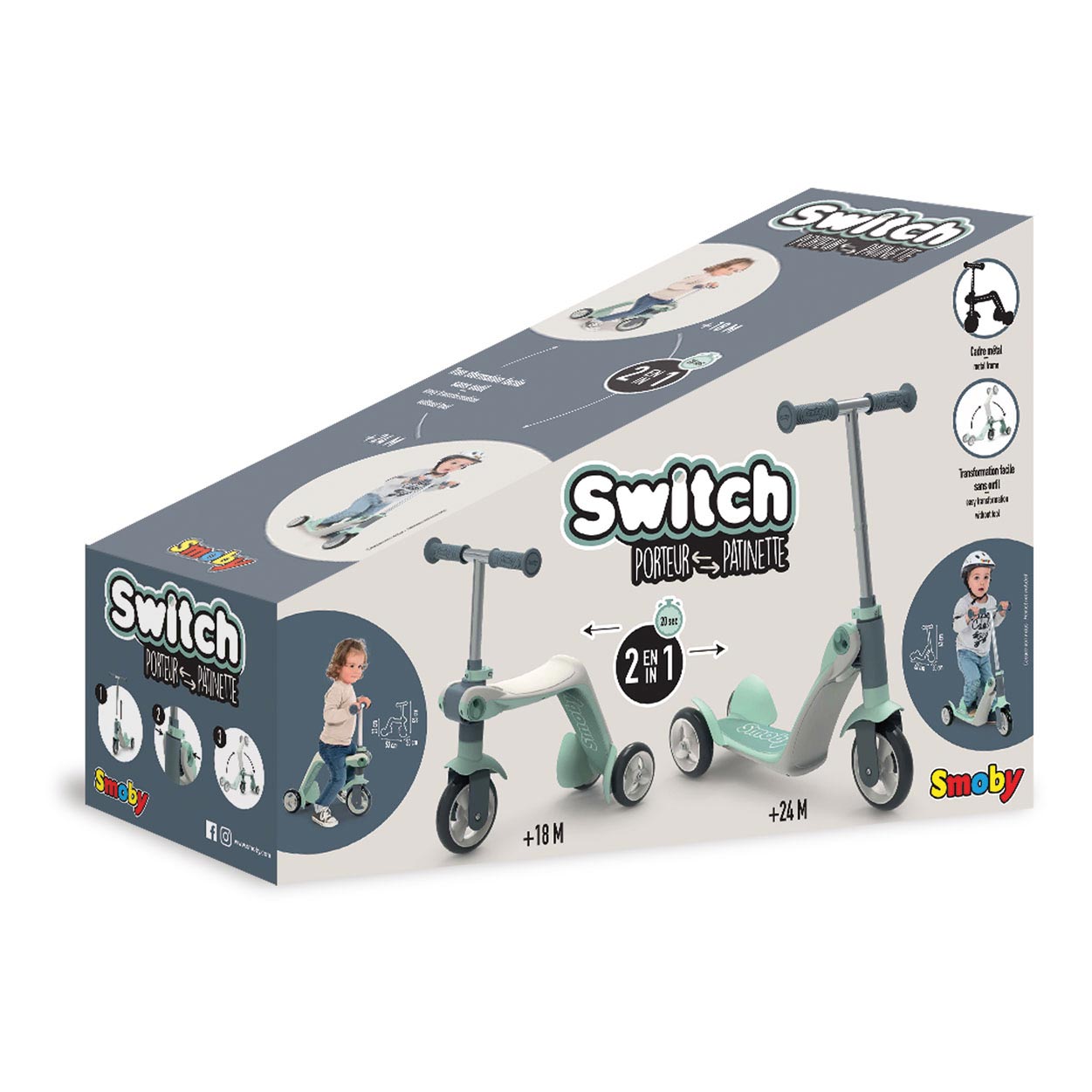 Smoby Omkeerbare 2-in-1 Step