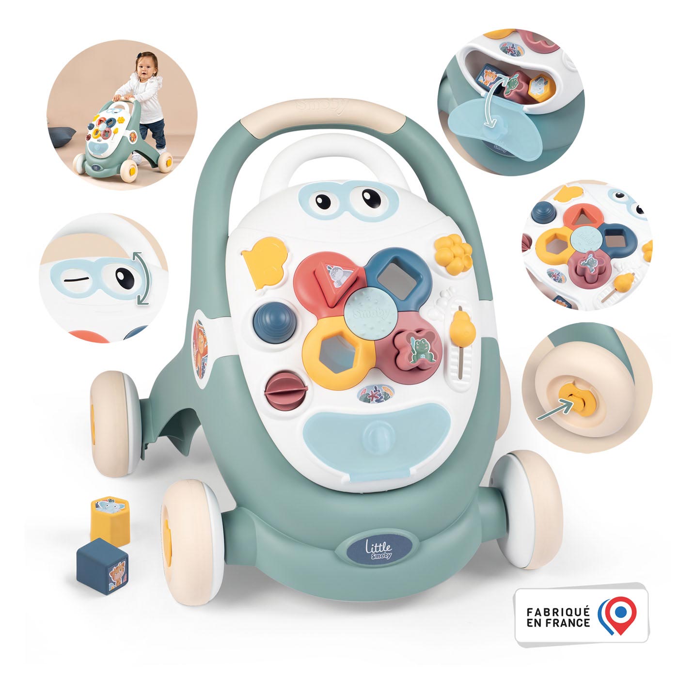 Kleine Smoby Baby Walker, 3-in-1