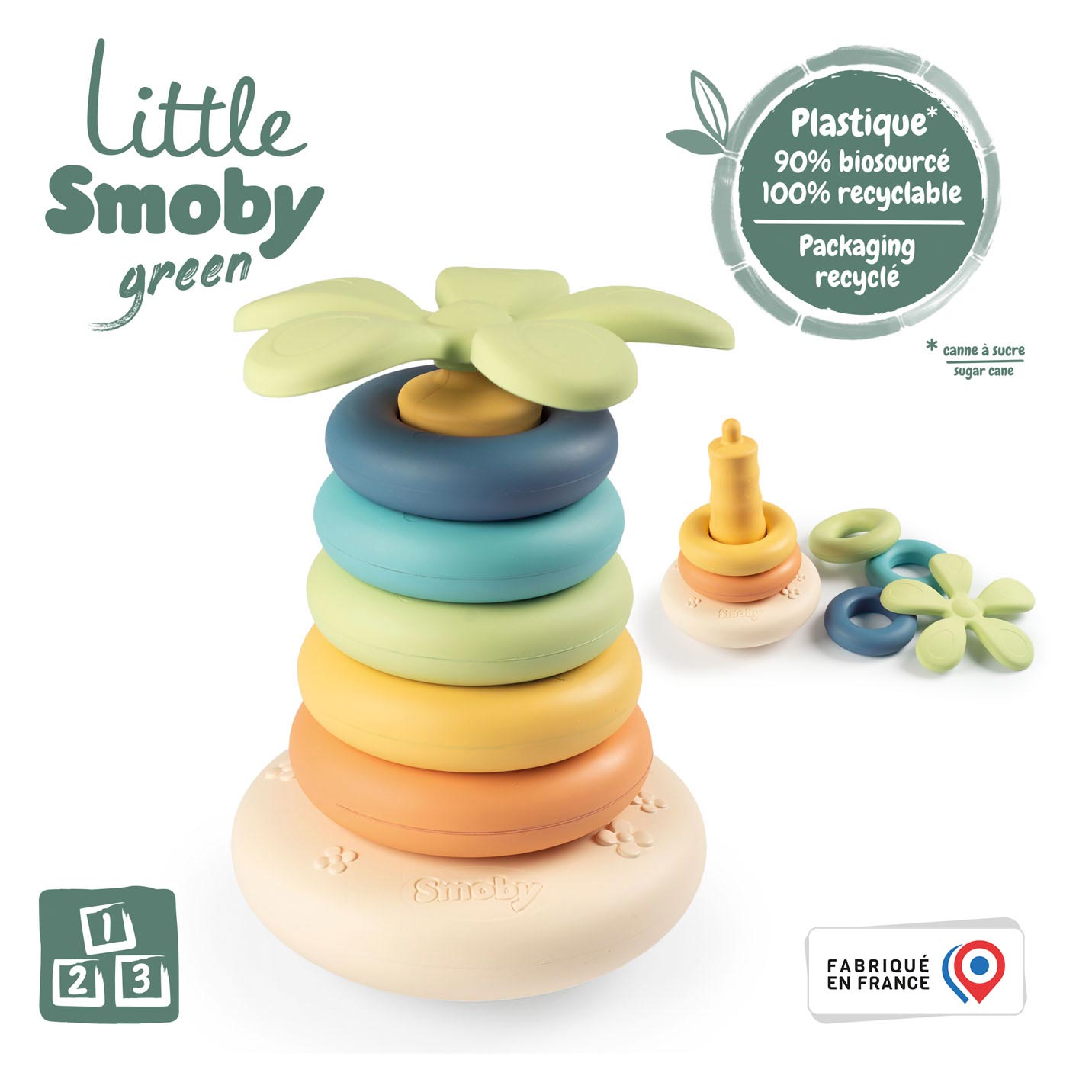 Little Smoby Groen - Stapelringen