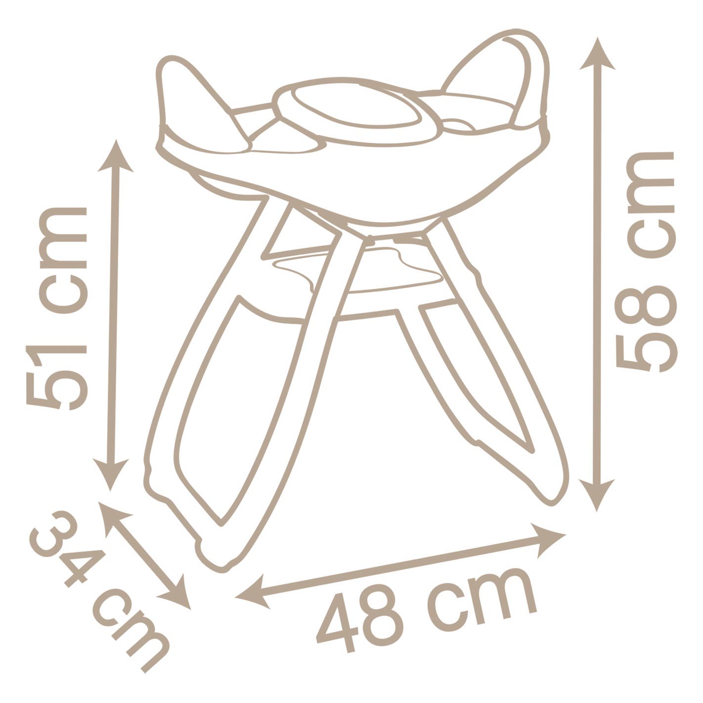 Smoby Baby Nurse Babystoel voor 2 poppen