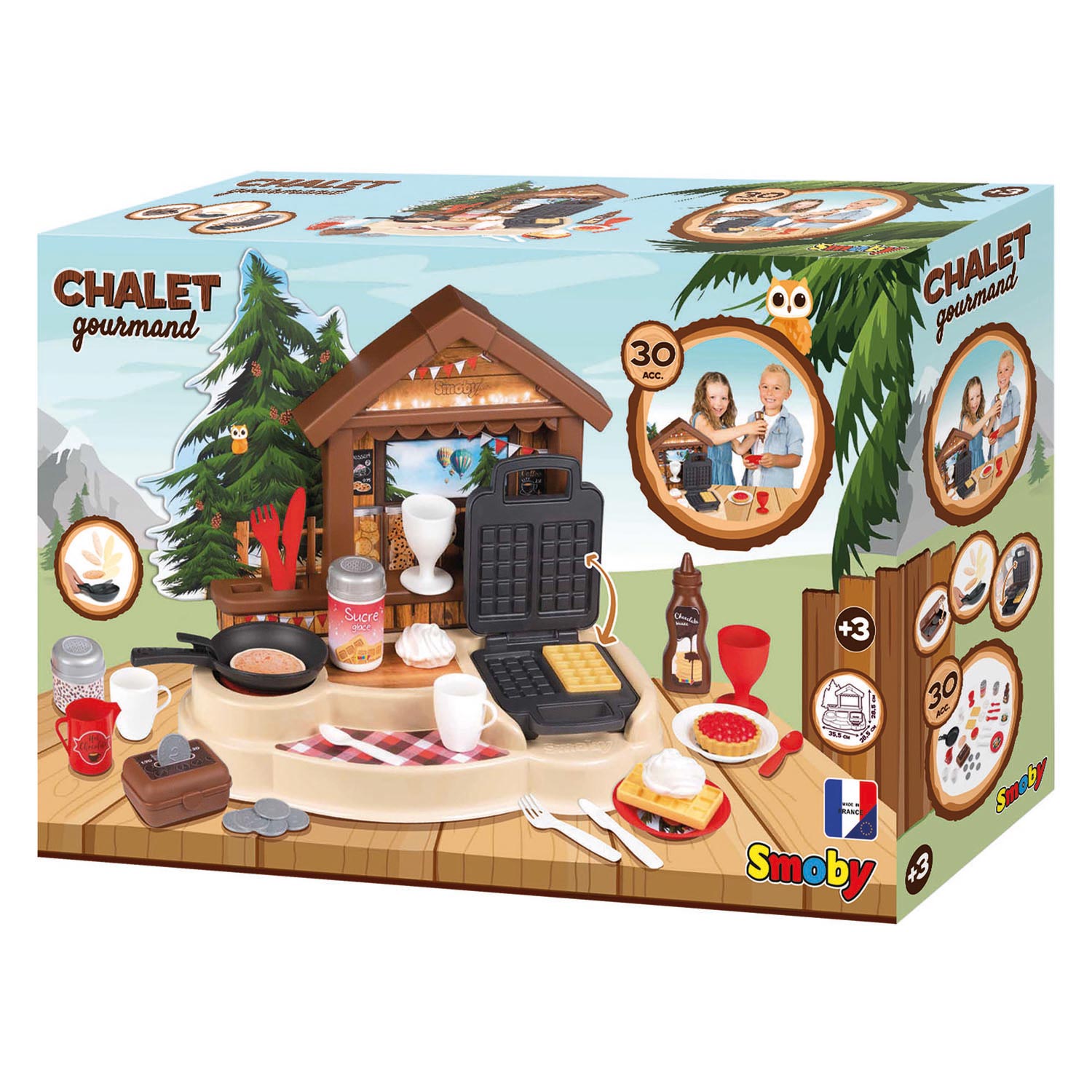 Smoby Winterchalet met Accessoires, 30dlg.