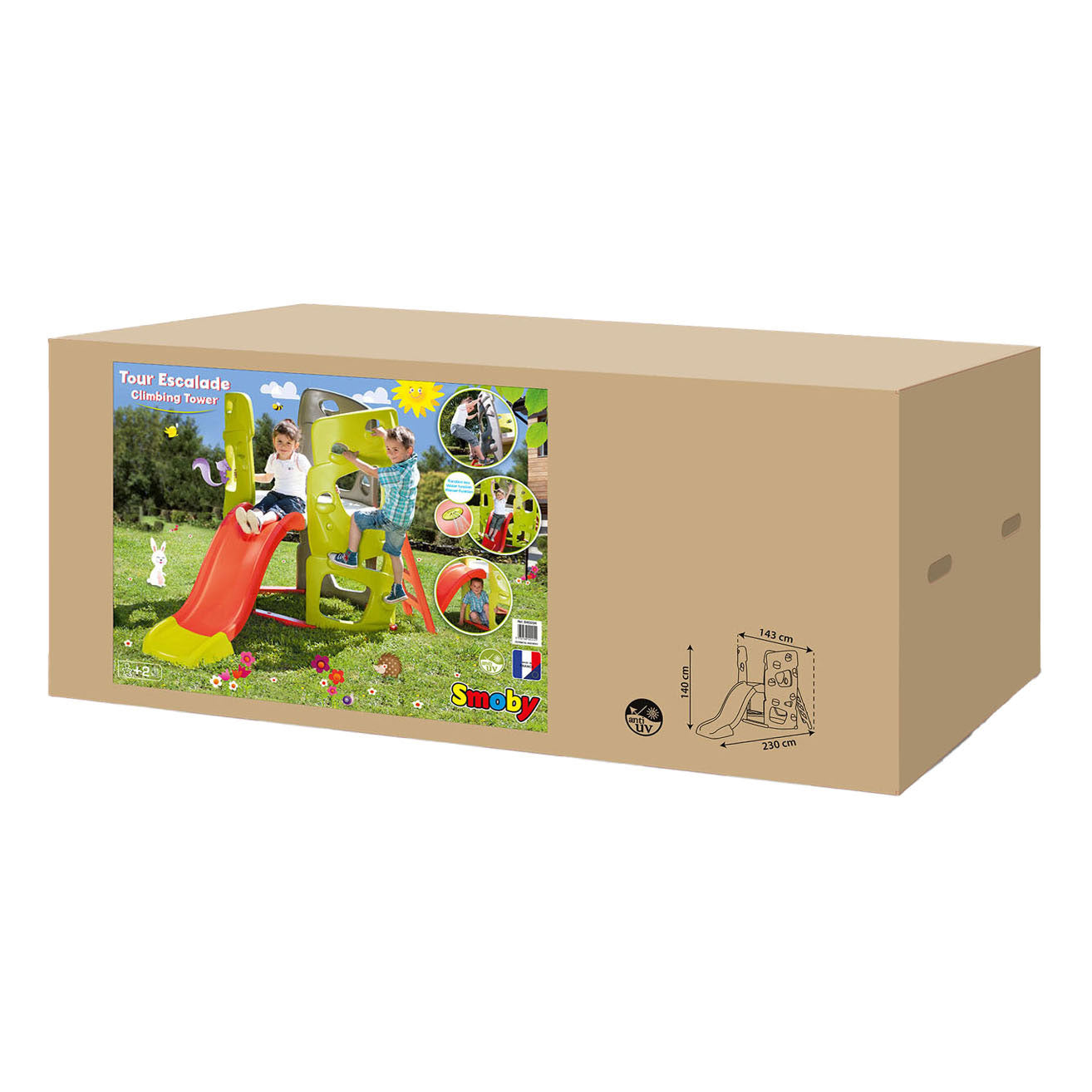 Smoby Klimtoren met Glijbaan