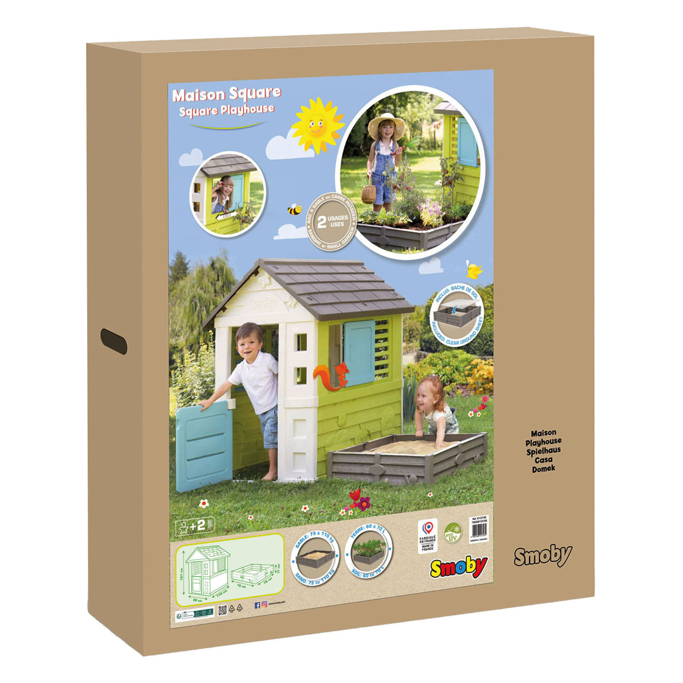 Smobyplein Speelhuis met Zandbak